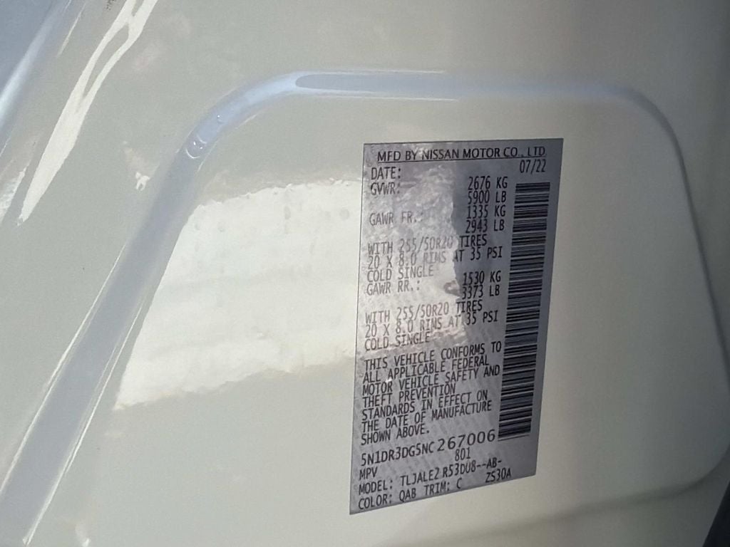 2022 Nissan Pathfinder Platinum