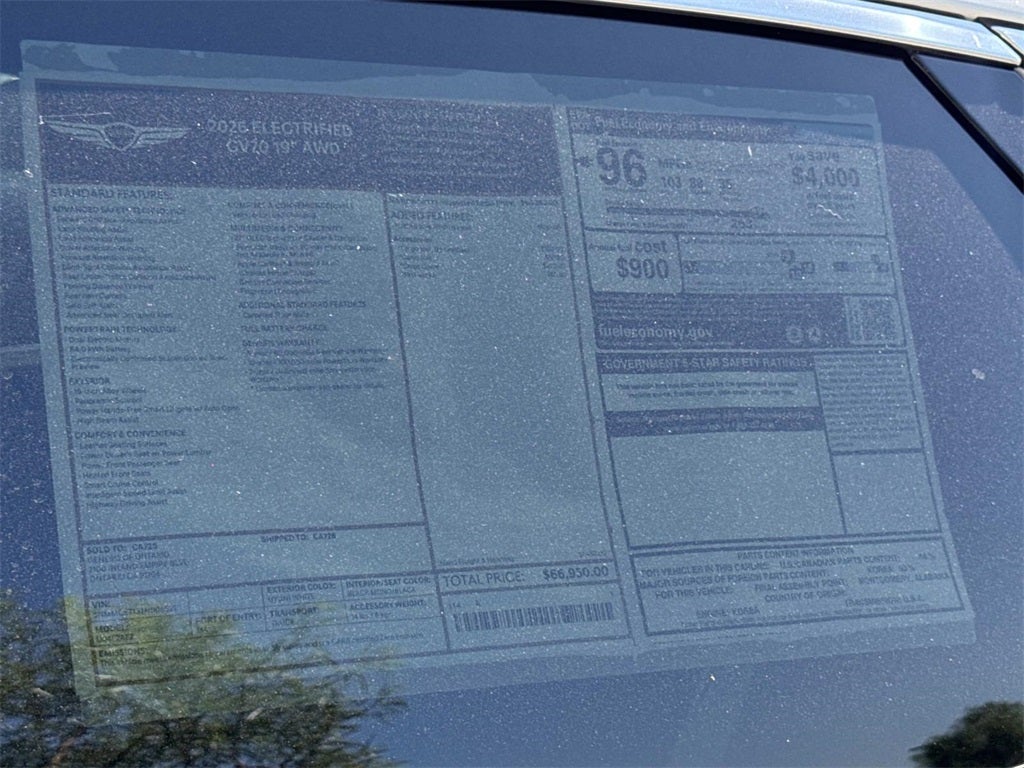 2026 Genesis Electrified GV70 STANDARD