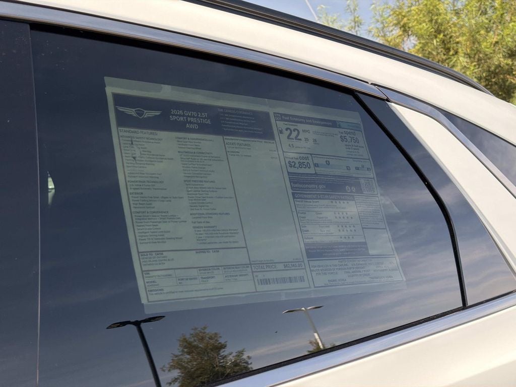 2026 Genesis GV70 2.5T Sport Prestige