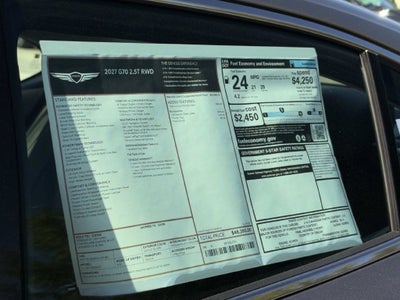 2027 Genesis G70 Standard