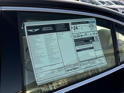 2026 Genesis G70 2.5T PRESTIGE
