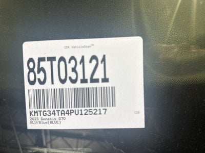 2023 Genesis G70 2.0T