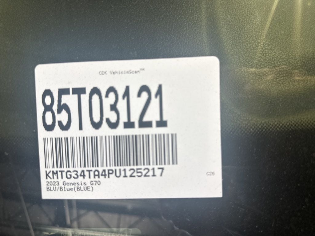 2023 Genesis G70 2.0T