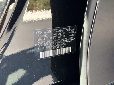 2027 Genesis G80 3.5T PRESTIGE BLACK