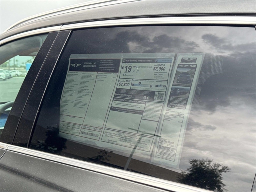 2026 Genesis GV80 3.5T ADVANCED