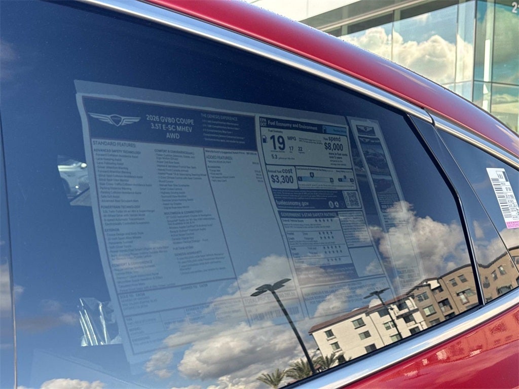 2026 Genesis GV80 Coupe 3.5T E-SC MHEV