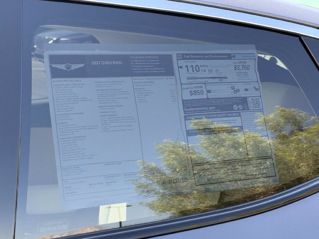 2027 Genesis GV60 STANDARD
