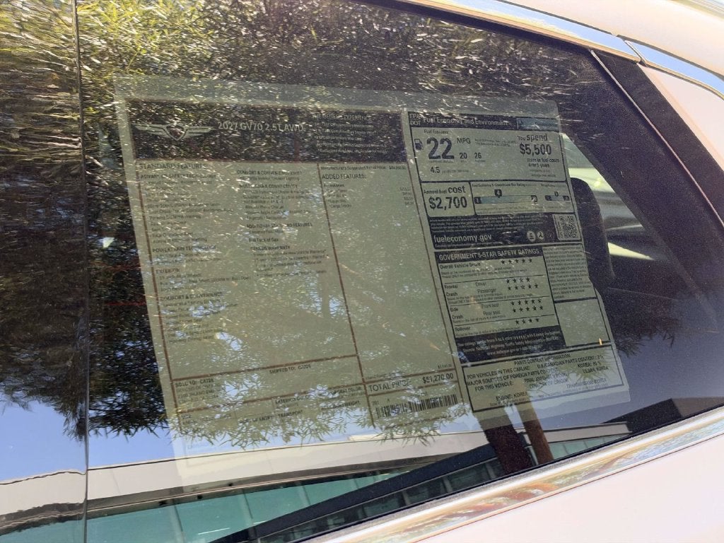2027 Genesis GV70 2.5T
