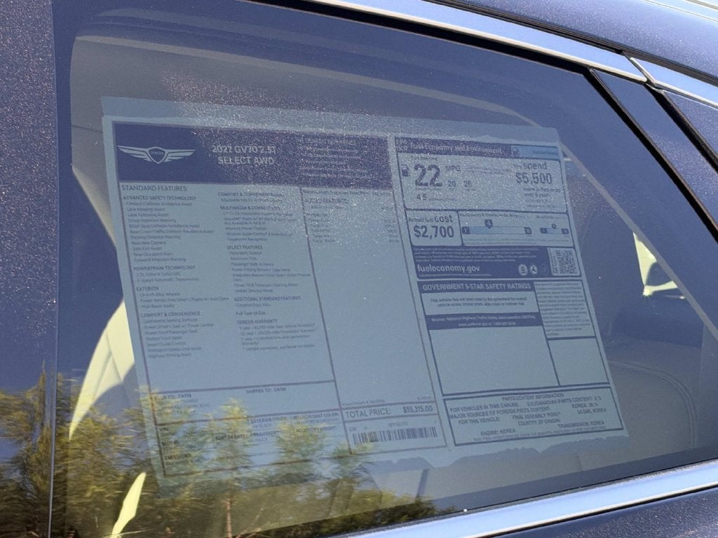 2027 Genesis GV70 2.5T SELECT