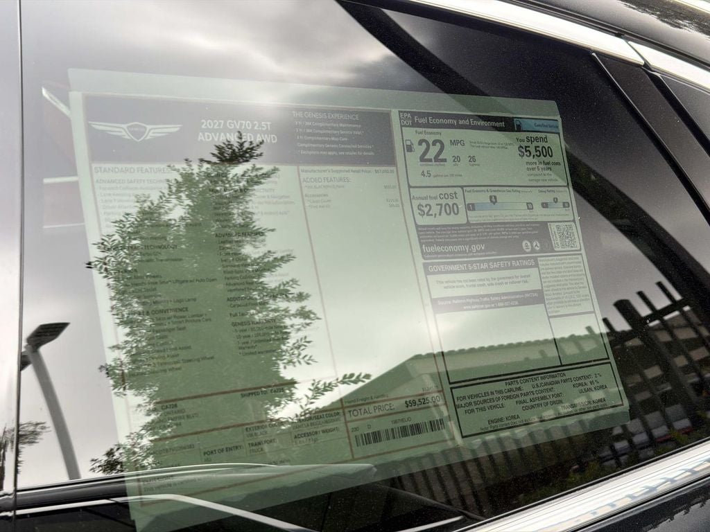 2027 Genesis GV70 2.5T ADVANCED
