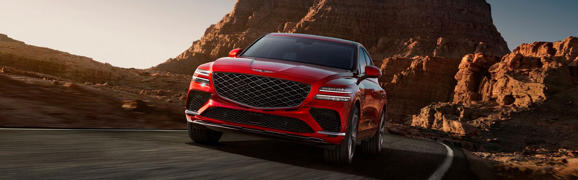 Sleek coupe SUV styling shot