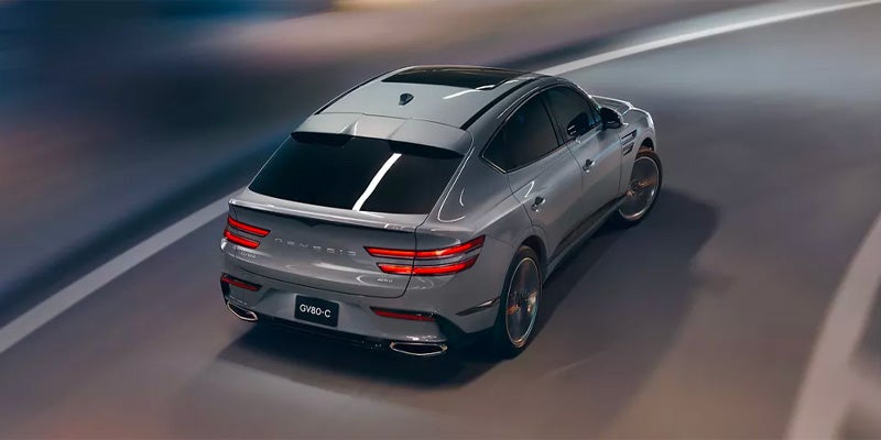 GV80 Coupe dynamic driving motion