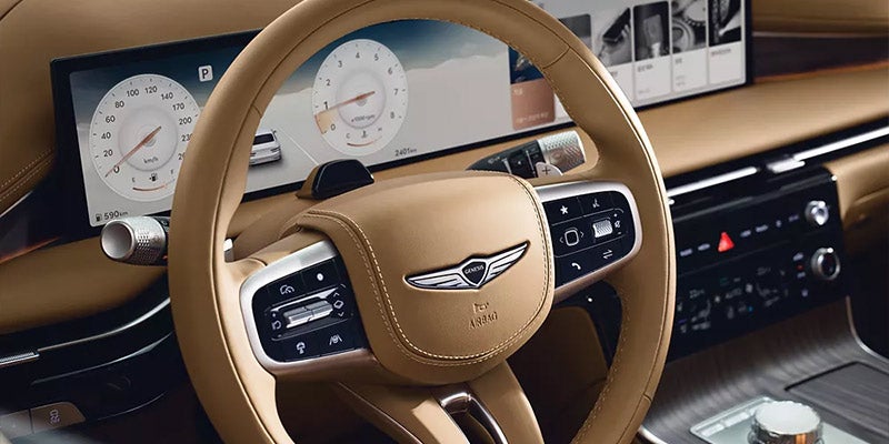 Genesis G80 tech features - screen