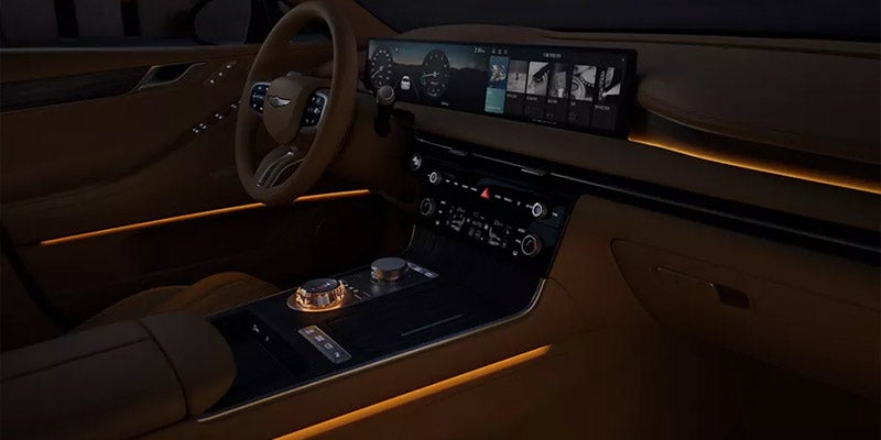 Genesis G80 Interior seats and display