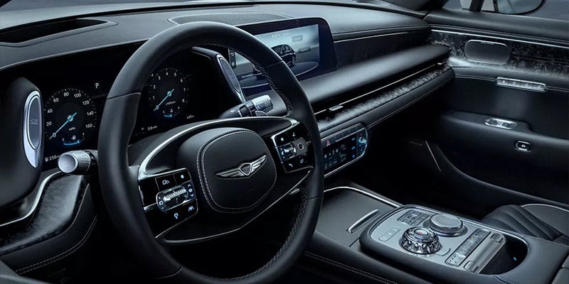 G90 luxury cabin and dashboard