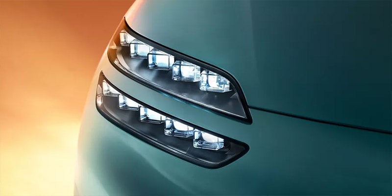 Close-up of GV60 front grille