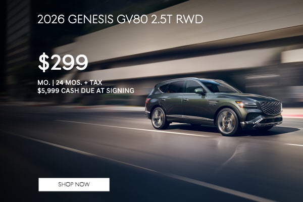 2026 GV80 Lease Offer